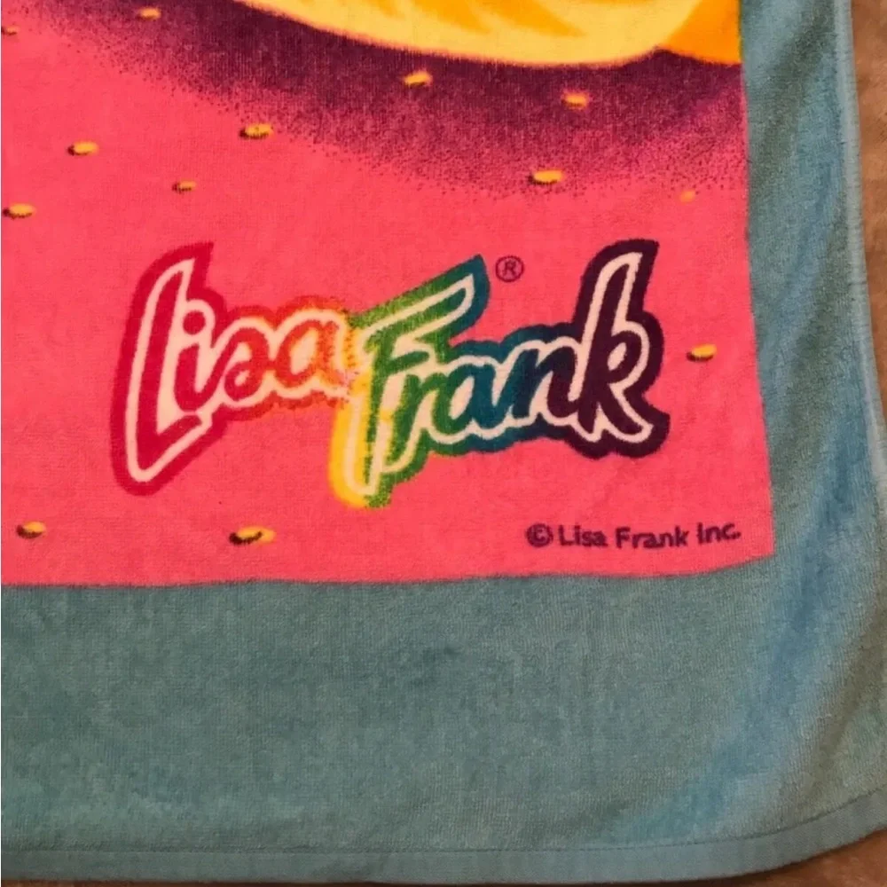 Vintage Lisa Frank Beach Towel